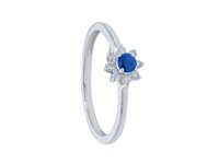 Anneau Babila Milano Femme Colore in Or blanc Zaffiro 0.17 Ct 270975ZB - 270975ZB